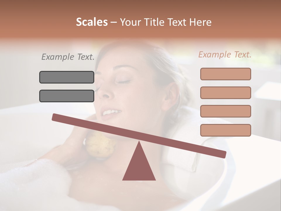 Sponge Bathing Beautiful PowerPoint Template