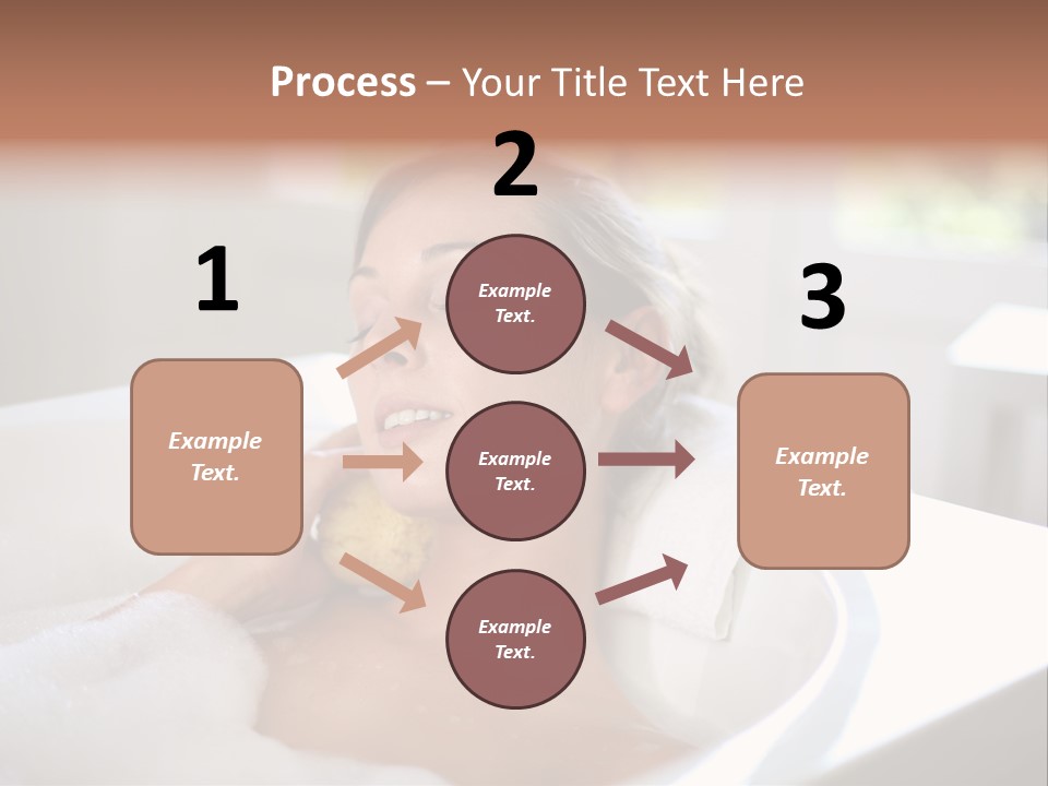 Sponge Bathing Beautiful PowerPoint Template