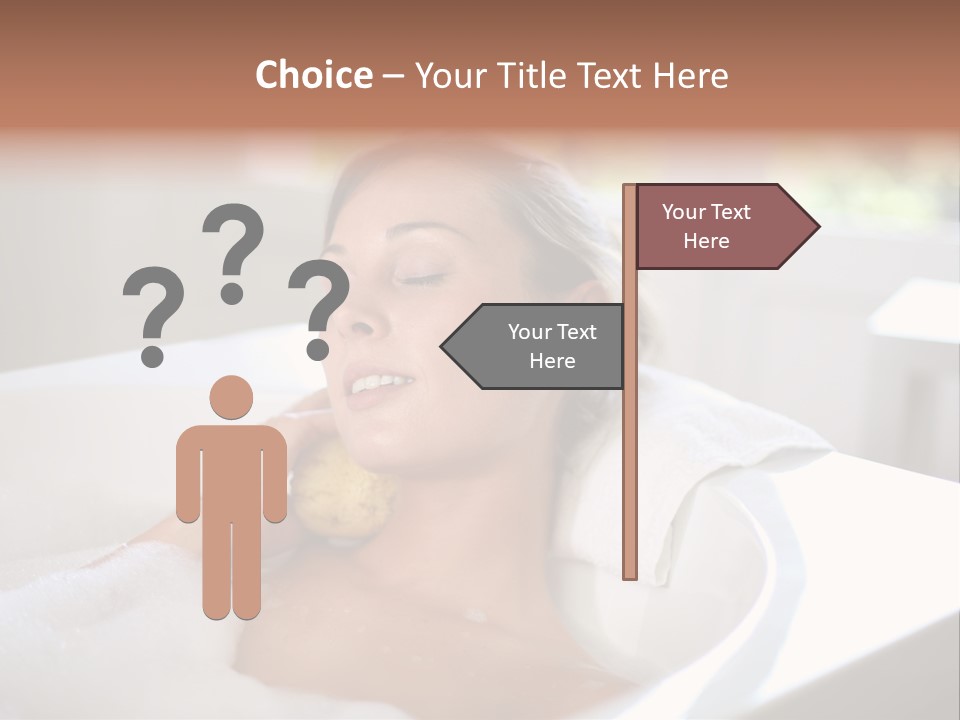 Sponge Bathing Beautiful PowerPoint Template