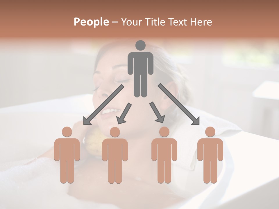 Sponge Bathing Beautiful PowerPoint Template