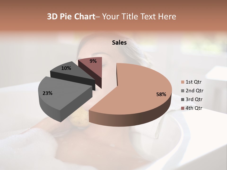 Sponge Bathing Beautiful PowerPoint Template