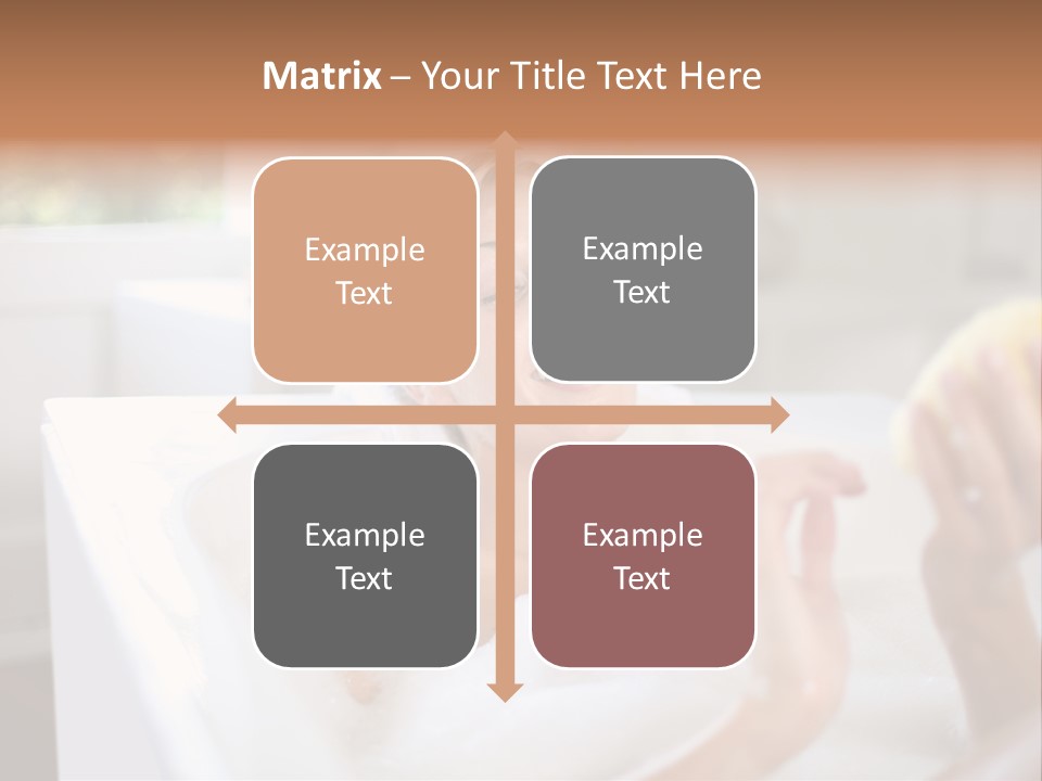 Bathtub Relaxed Relaxation PowerPoint Template