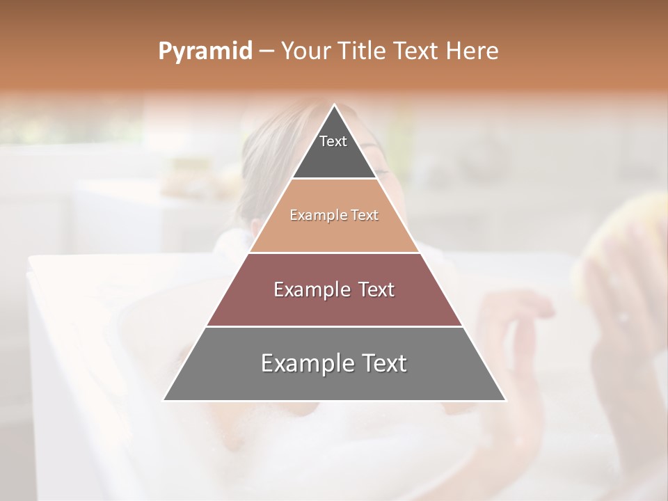 Bathtub Relaxed Relaxation PowerPoint Template