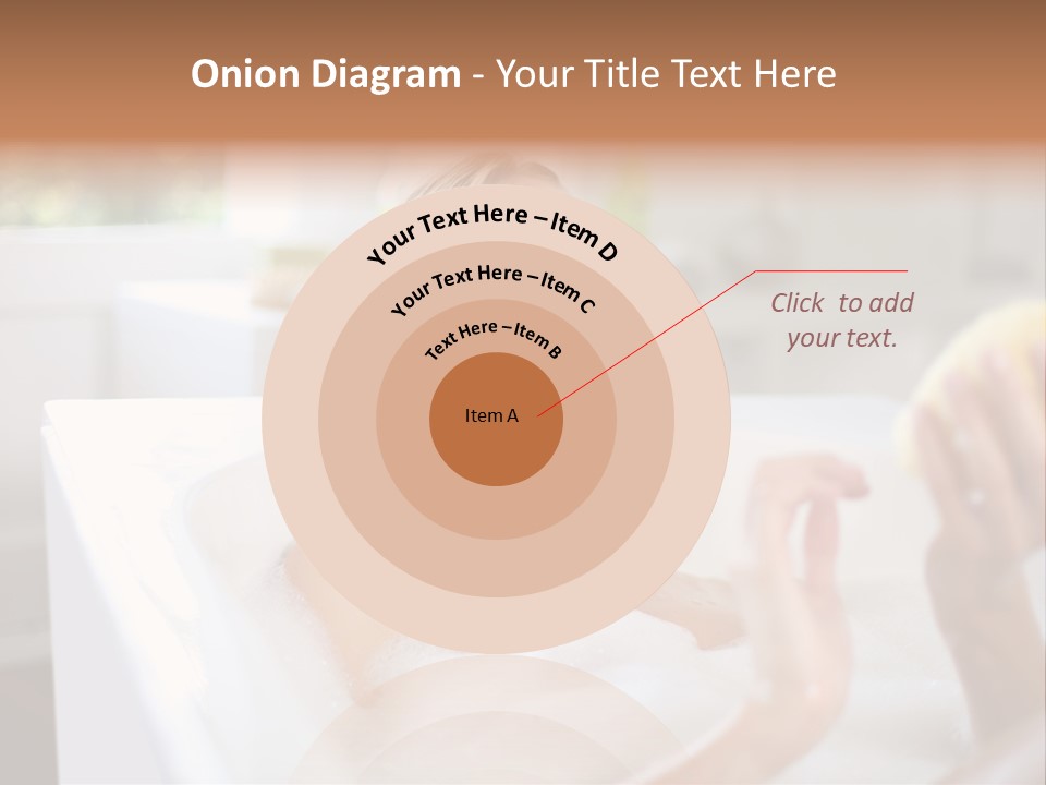Bathtub Relaxed Relaxation PowerPoint Template
