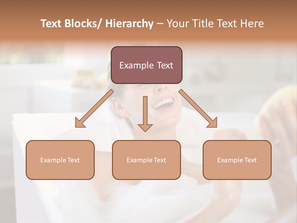 Bathtub Relaxed Relaxation PowerPoint Template