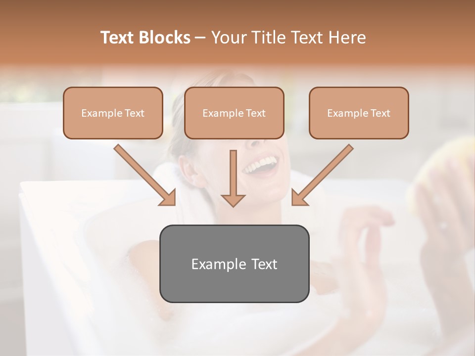 Bathtub Relaxed Relaxation PowerPoint Template
