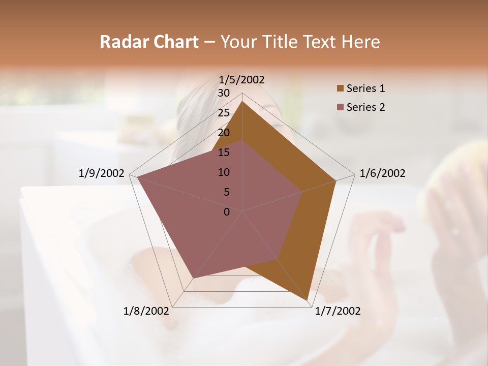 Bathtub Relaxed Relaxation PowerPoint Template