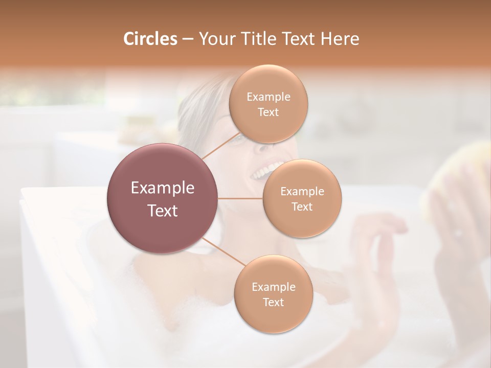 Bathtub Relaxed Relaxation PowerPoint Template