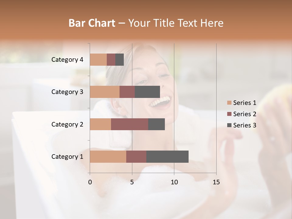 Bathtub Relaxed Relaxation PowerPoint Template