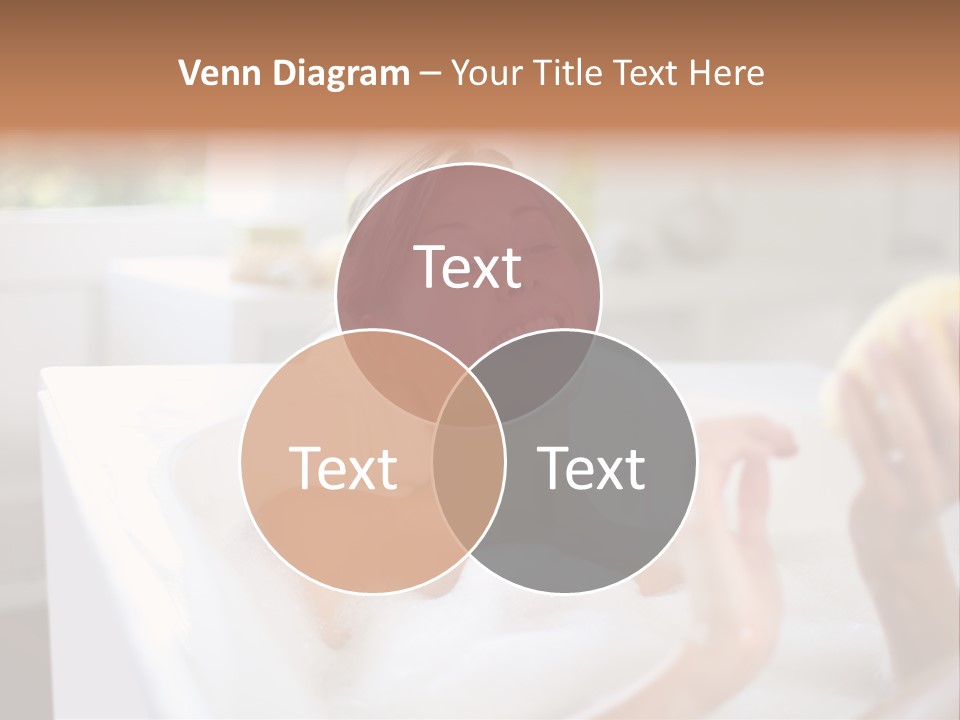 Bathtub Relaxed Relaxation PowerPoint Template