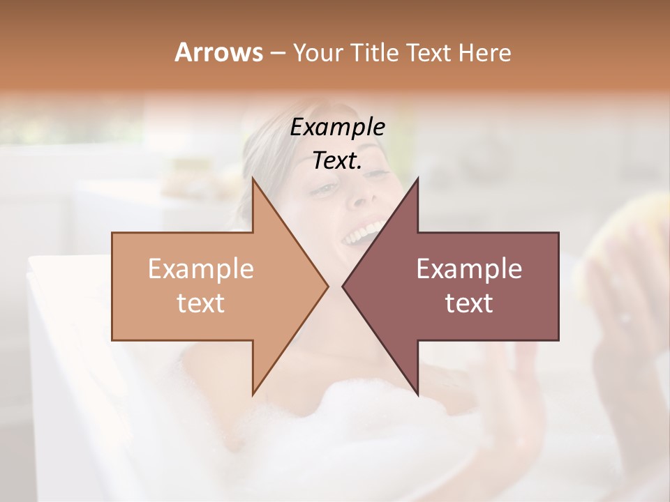 Bathtub Relaxed Relaxation PowerPoint Template
