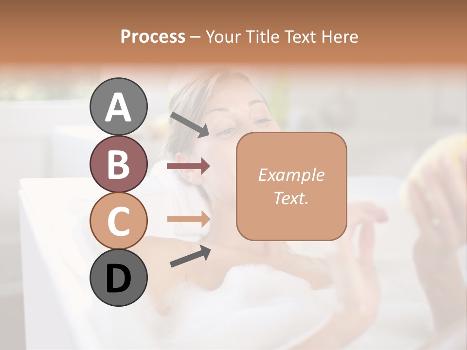 Bathtub Relaxed Relaxation PowerPoint Template