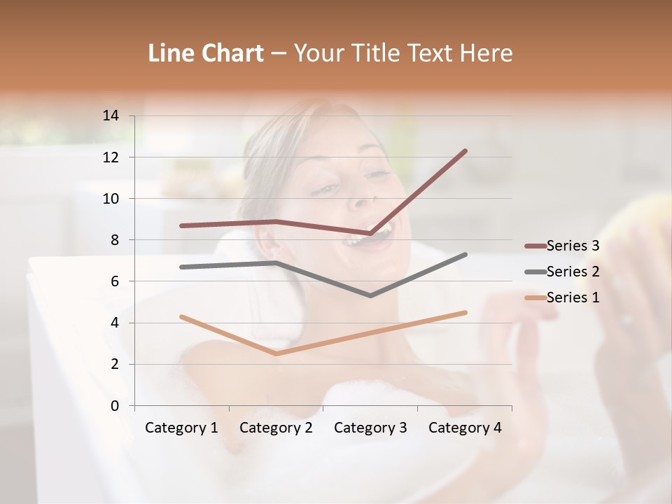 Bathtub Relaxed Relaxation PowerPoint Template