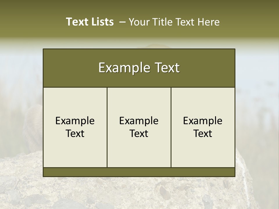 Assis Endurance Dehors PowerPoint Template