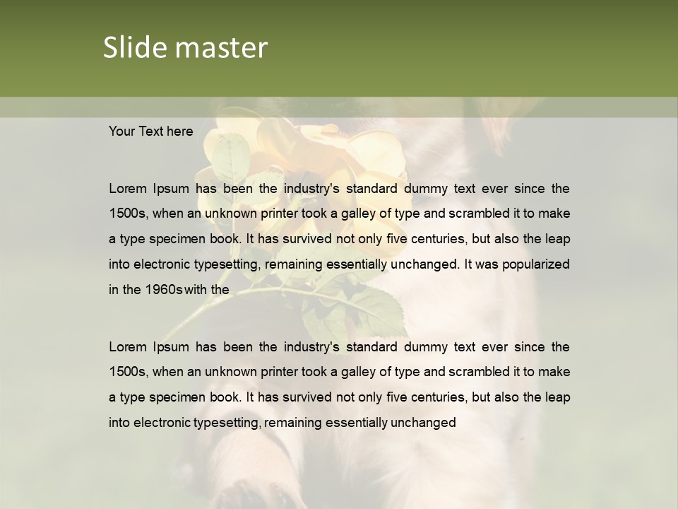 Klein Niedlich Beige PowerPoint Template