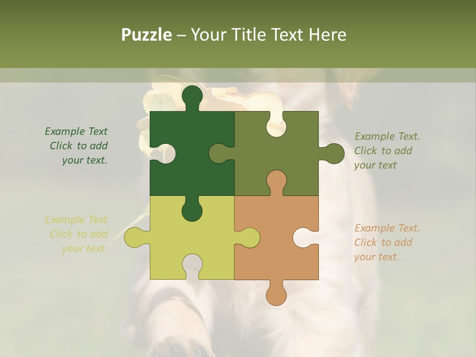 Klein Niedlich Beige PowerPoint Template