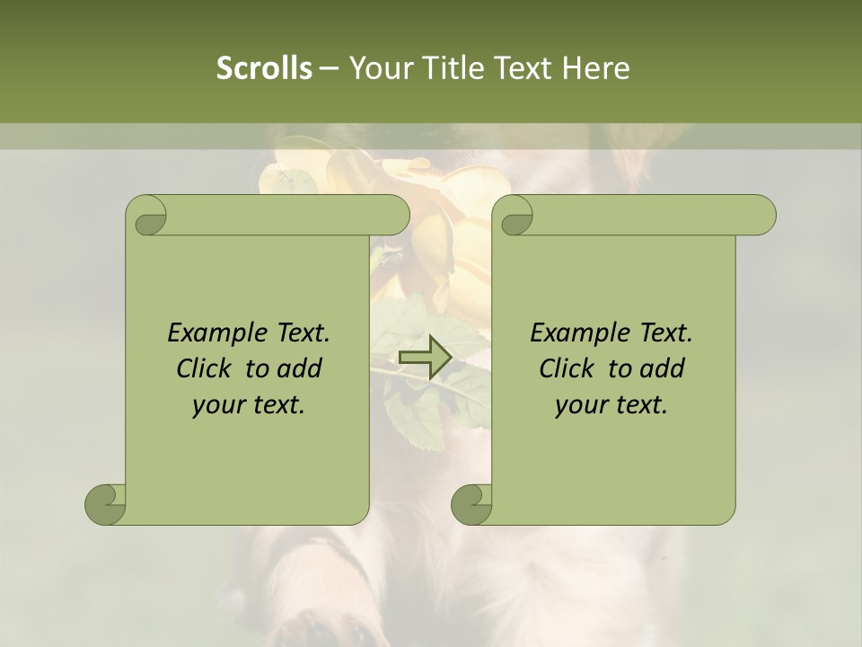 Klein Niedlich Beige PowerPoint Template