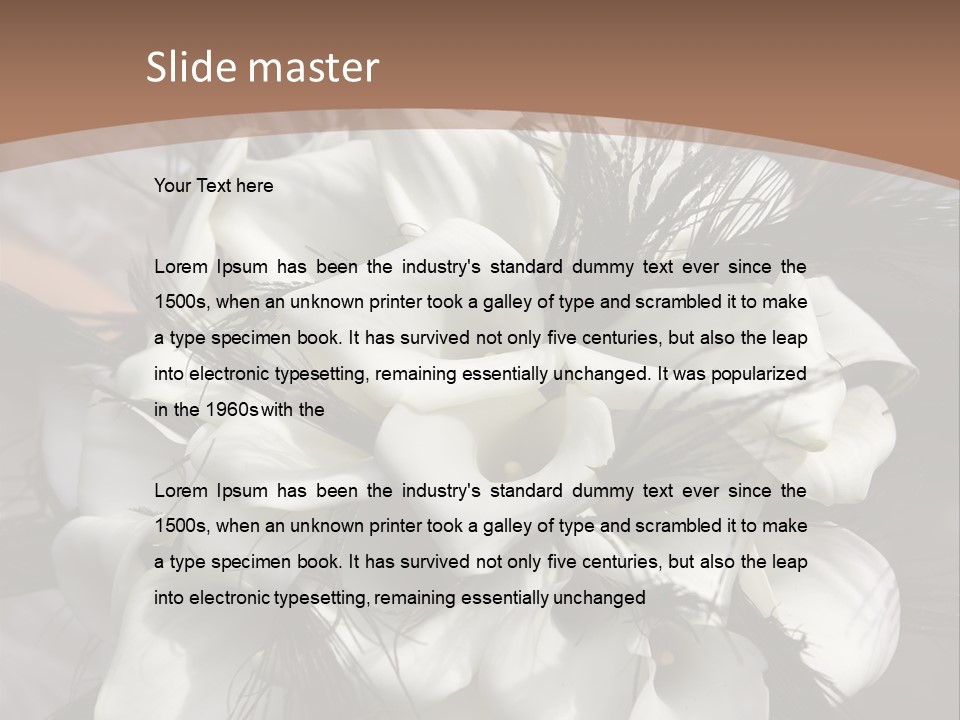 Bridal Beauty Ring PowerPoint Template