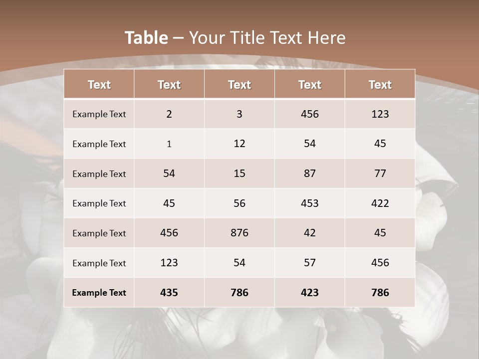 Bridal Beauty Ring PowerPoint Template