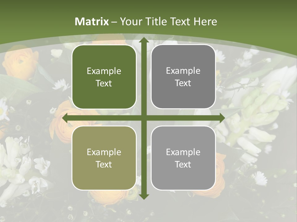 Garden Cart Jonquil PowerPoint Template