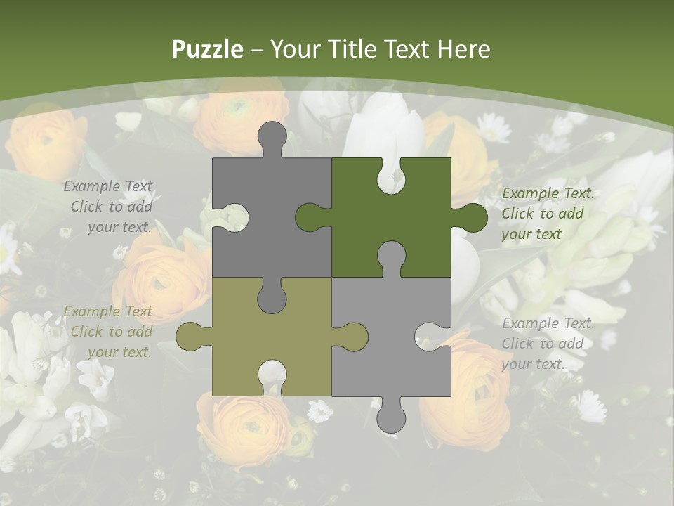 Garden Cart Jonquil PowerPoint Template