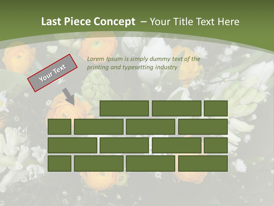 Garden Cart Jonquil PowerPoint Template