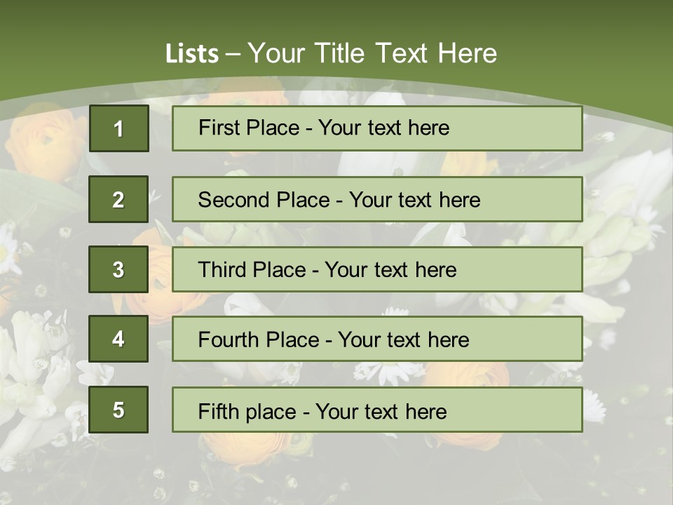 Garden Cart Jonquil PowerPoint Template