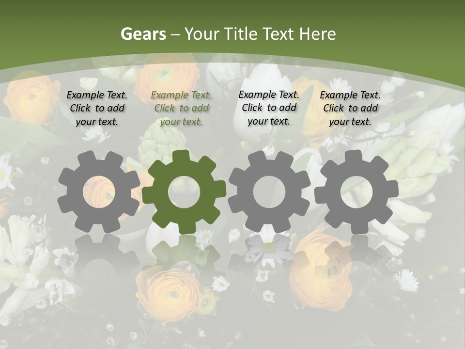 Garden Cart Jonquil PowerPoint Template