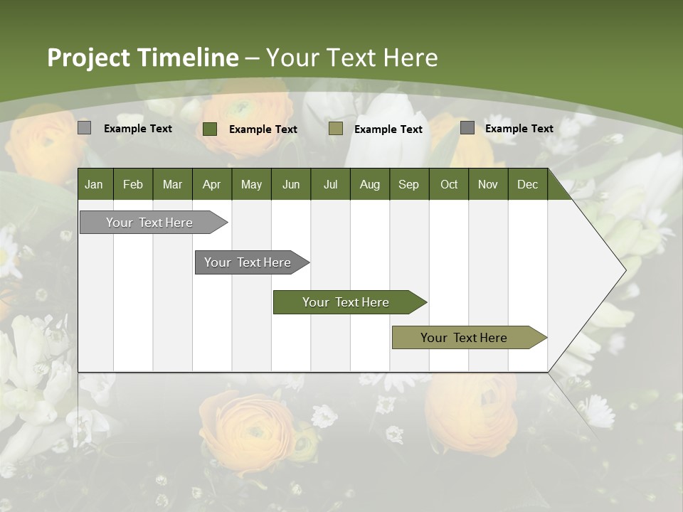 Garden Cart Jonquil PowerPoint Template