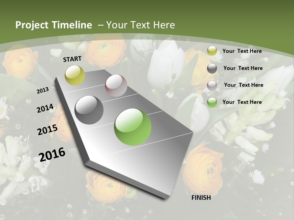Garden Cart Jonquil PowerPoint Template