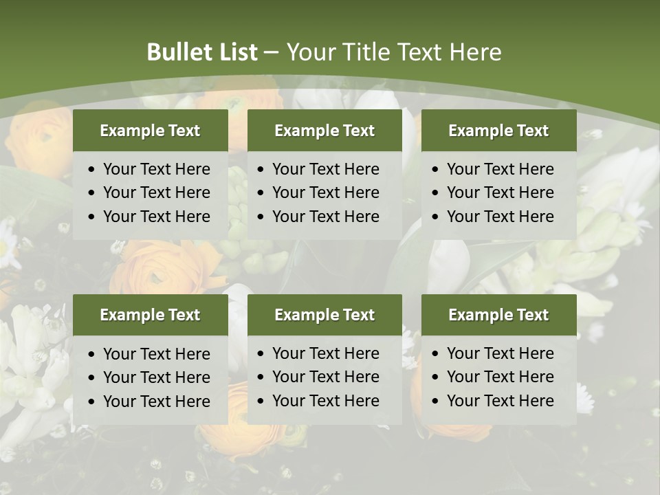 Garden Cart Jonquil PowerPoint Template