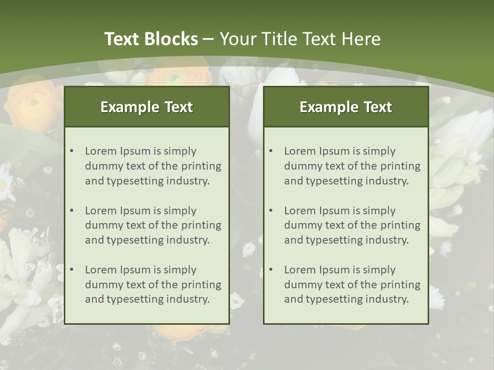 Garden Cart Jonquil PowerPoint Template