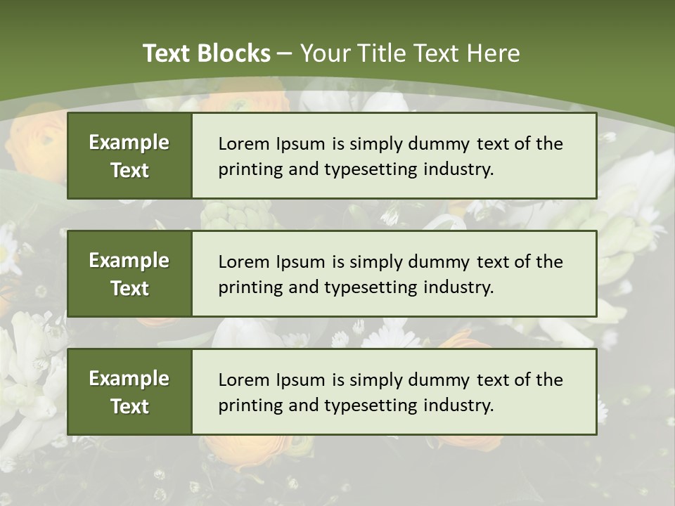 Garden Cart Jonquil PowerPoint Template