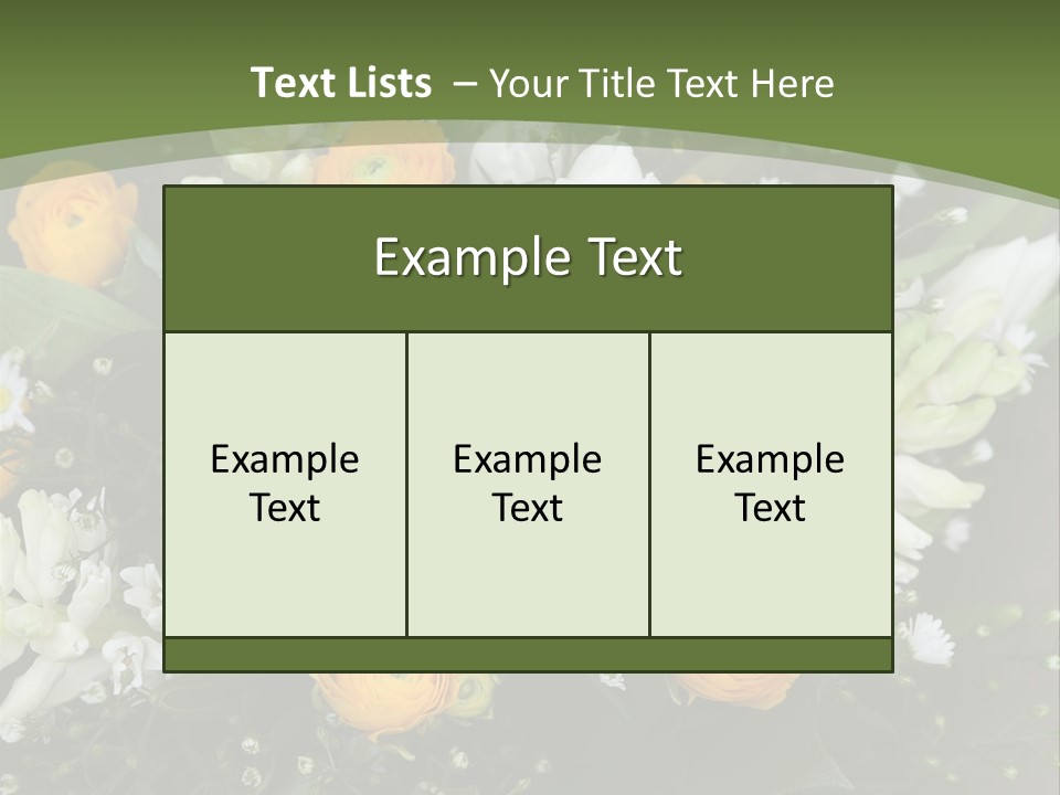 Garden Cart Jonquil PowerPoint Template