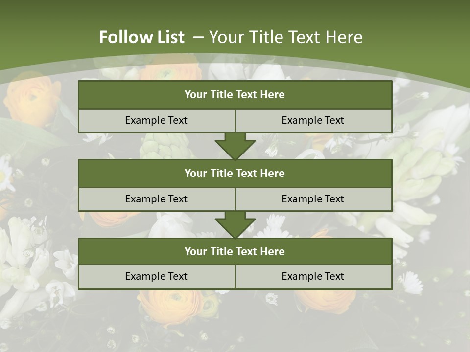 Garden Cart Jonquil PowerPoint Template
