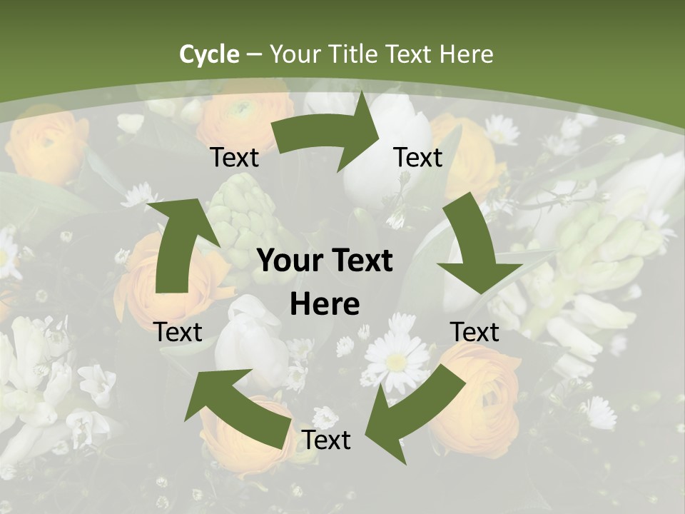 Garden Cart Jonquil PowerPoint Template