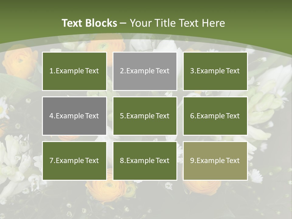 Garden Cart Jonquil PowerPoint Template