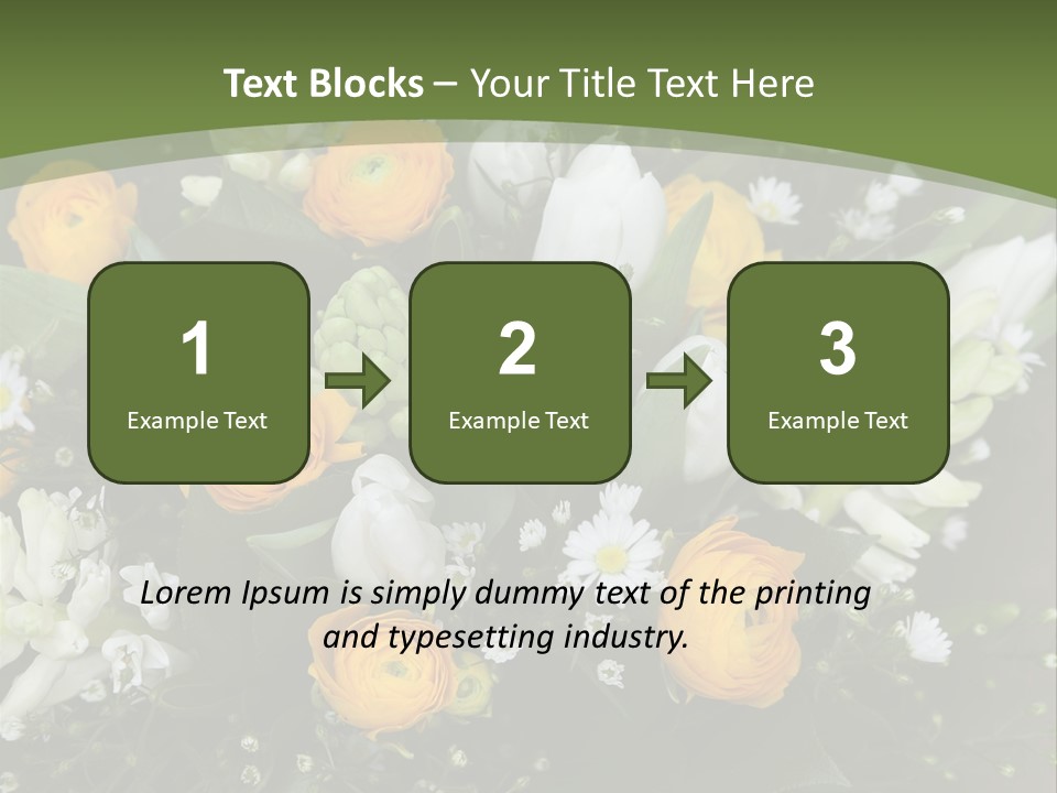 Garden Cart Jonquil PowerPoint Template