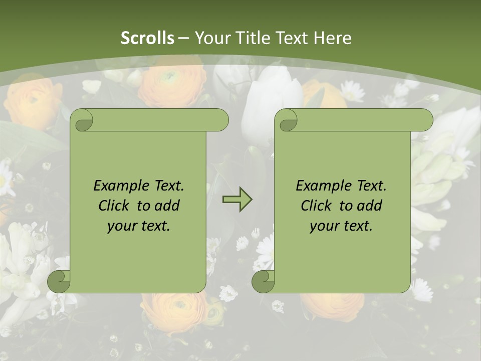 Garden Cart Jonquil PowerPoint Template