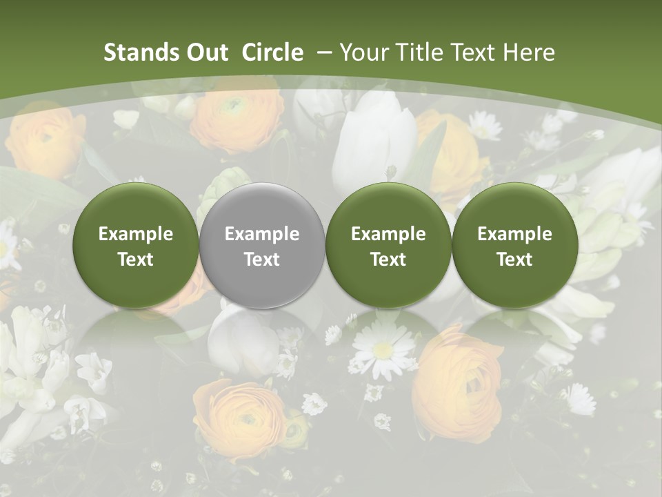 Garden Cart Jonquil PowerPoint Template