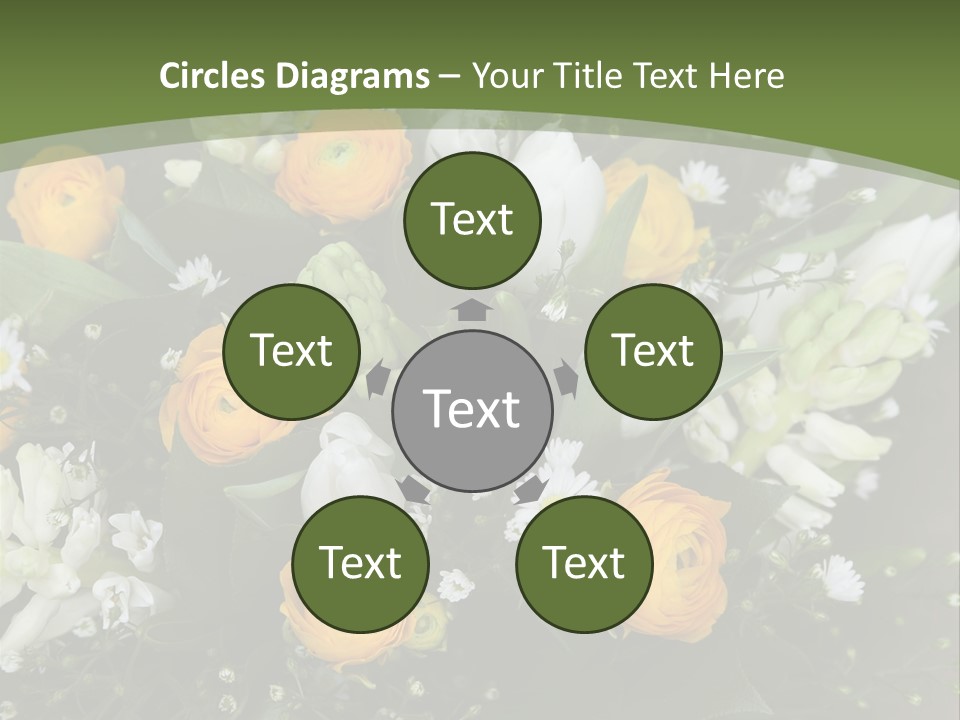 Garden Cart Jonquil PowerPoint Template