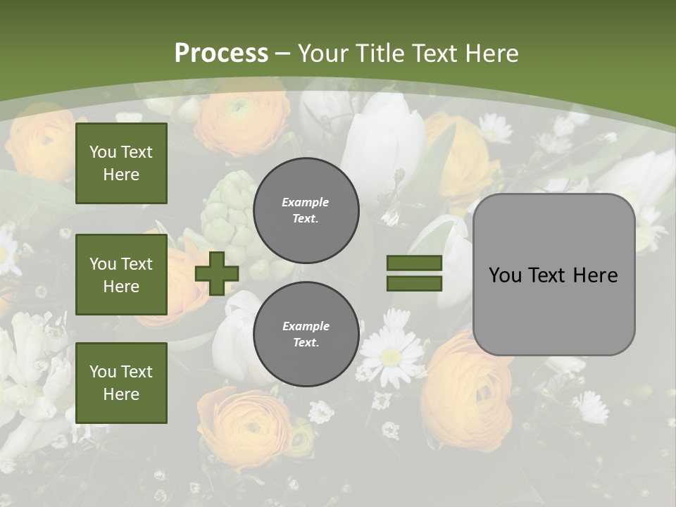 Garden Cart Jonquil PowerPoint Template