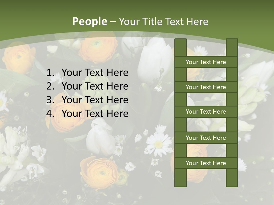 Garden Cart Jonquil PowerPoint Template