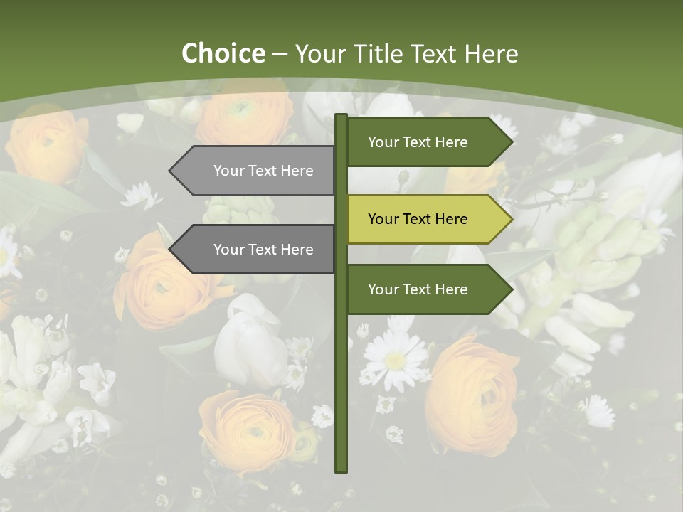 Garden Cart Jonquil PowerPoint Template