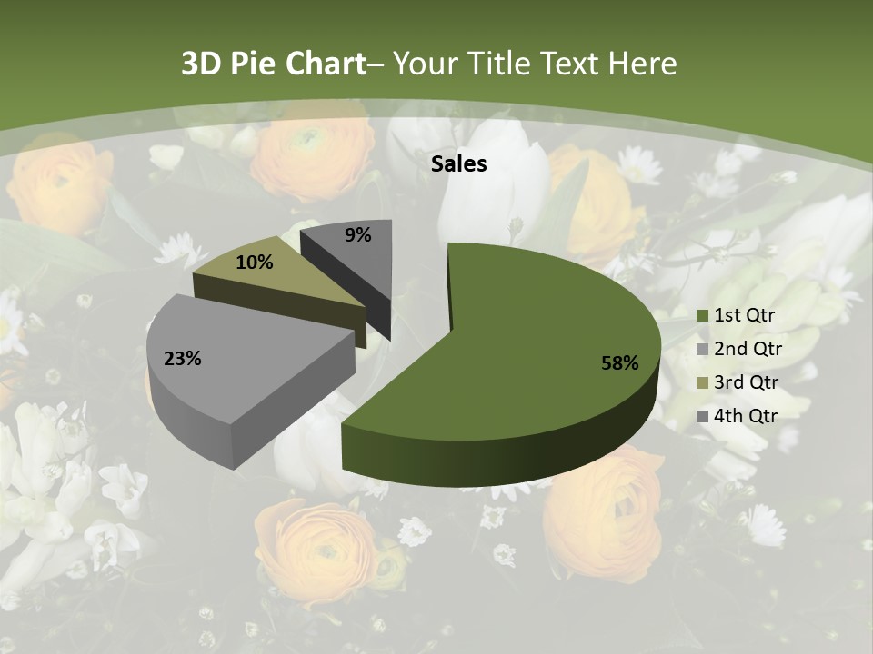 Garden Cart Jonquil PowerPoint Template