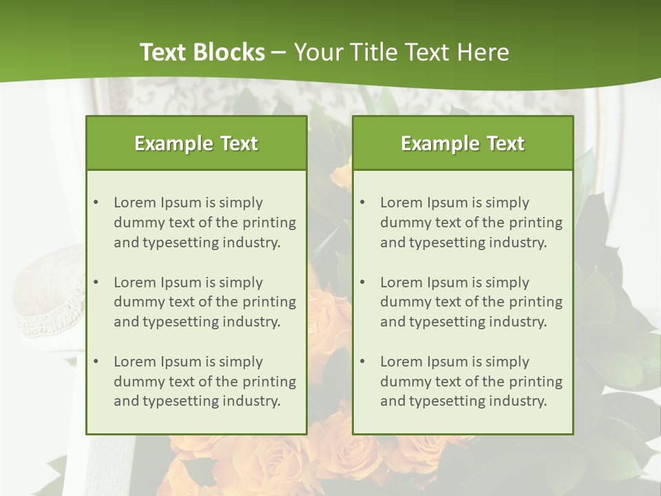 Decor Blossom Summer PowerPoint Template