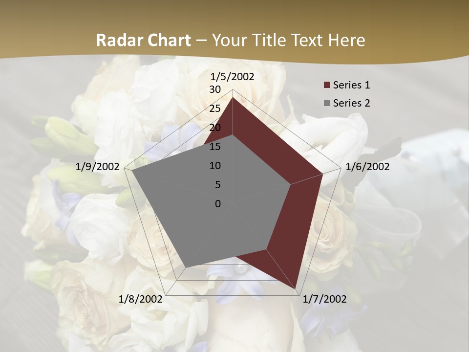 Happiness Elegance Nosegay PowerPoint Template