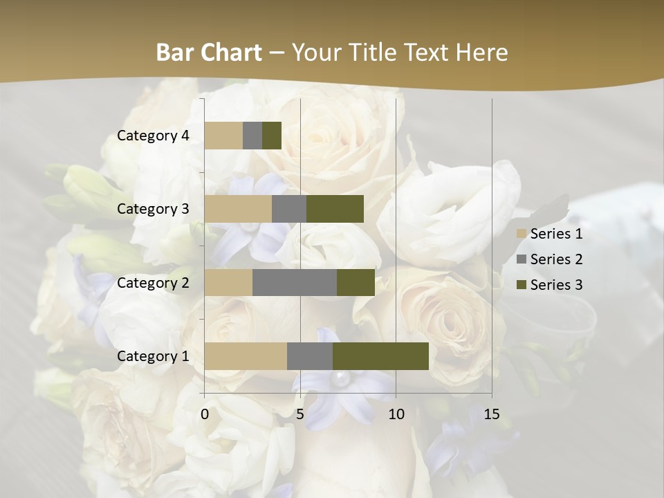 Happiness Elegance Nosegay PowerPoint Template