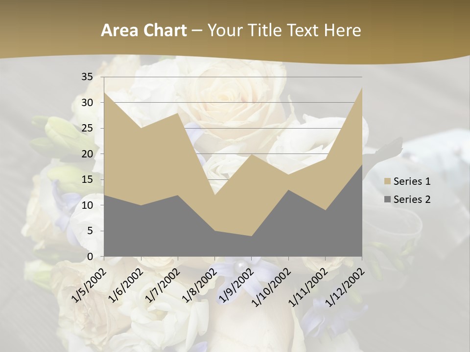 Happiness Elegance Nosegay PowerPoint Template