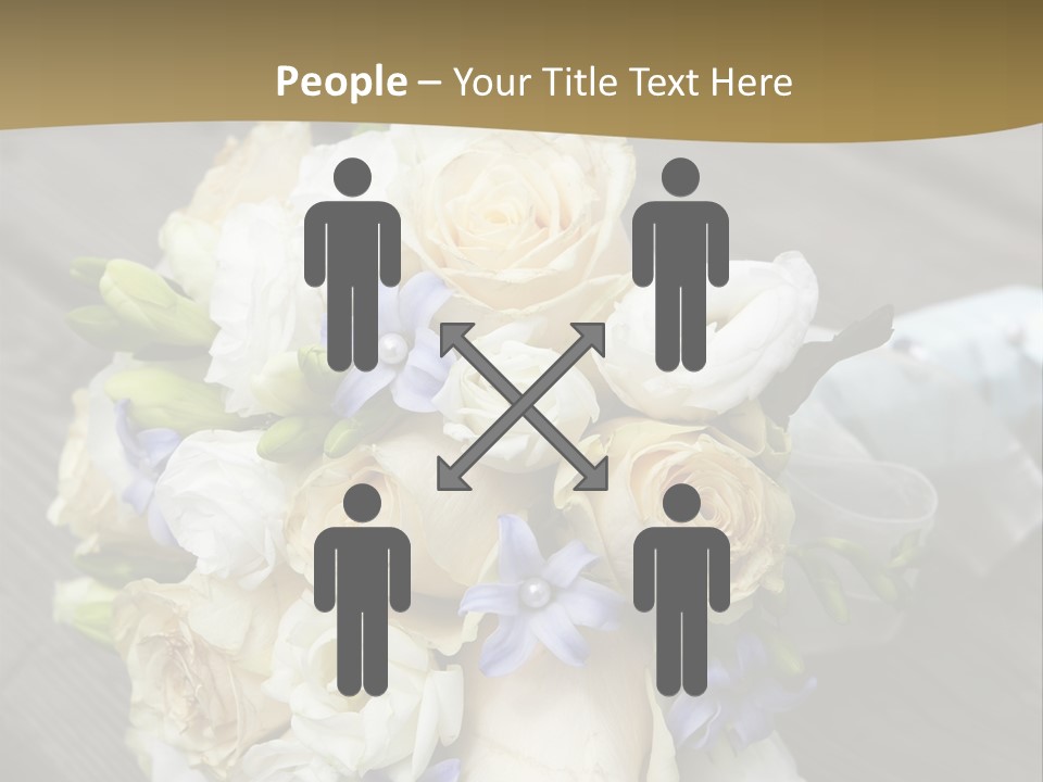 Happiness Elegance Nosegay PowerPoint Template